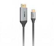 Porodo Type C To 4K Hdmi Cable 2M 6.6Ft Gray  - Similar Product Imag - ID 7150142