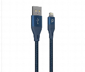 Porodo Aluminum Braided Lightning Cable 1.2M 2.4A Blue  - Similar Product Imag - ID 7150150