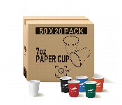 Q Pac Paper Cup 7 Oz White 1X1000 Pieces    Pc7Ozwhosale  - Similar Product Imag - ID 7150177