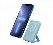 Porodo 10000Mah Magsafe Power Bank With Foldable Stand Blue  - Similar Product Imag - ID 7150360