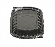Q Pac Micro Black Base 1 Compartment With Lid  1X250 Pieces   Mb1Cblackwhs  - Similar Product Imag - ID 7150424