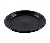 Q Pac Plastic Round Plate  Black 1X500 Pieces   Prp26Cmblck  - Similar Product Imag - ID 7150454