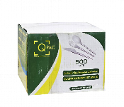 Q Pac Plastic Cutlery Set White 1X500 Set    Pcsetwhite  - Similar Product Imag - ID 7150465