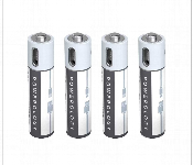 Powerology Usb Rechargeable Lithium Ion Battery Aaa 450Mah Or 675Mwh  - Similar Product Imag - ID 7150562