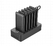 Powerology 6 In 1 Power Bank Station 10000Mah 2.1A With Built In Cable Black  - Similar Product Imag - ID 7150567