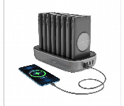 Powerology 8 In 1 Wireless Power Bank Station 10000Mah Black  - Similar Product Imag - ID 7150570