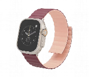 Levelo Cosmo Magnet Silicone Watch Band For Apple Watch  Pink Or Burgundy  - Similar Product Imag - ID 7150584