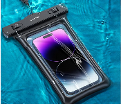Usams Waterproof Pouch Universal 7 Inch Waterproof Case Dry Bag Ipx8 10M Underwater Phone Protector Pink  - Similar Product Imag - ID 7150692