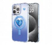 Levelo Hearts Magsafe Case For Iphone 16 Pro Max Blue  - Similar Product Imag - ID 7150697
