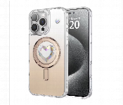 Levelo Hearts Magsafe Case For Iphone 16 Pro Max Rose Gold  - Similar Product Imag - ID 7150699