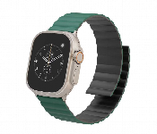 Levelo Cosmo Magnet Silicone Watch Band For Apple Watch Black Or Green  - Similar Product Imag - ID 7150714