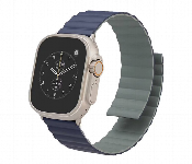 Levelo Cosmo Magnet Silicone Watch Band For Apple Watch Blue Or Gray  - Similar Product Imag - ID 7150715