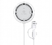3 In 1 Wireless Charger With 2 In 1 Cable  - Similar Product Imag - ID 7150726
