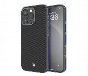 Levelo Ox Carbon Case For Iphone 16 Pro Blue  - Similar Product Imag - ID 7150785