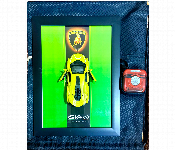 3D Model Car Frame Interactive Display Wall Decor With Openable Doors Green  - Similar Product Imag - ID 7150805