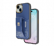 Levelo Morphix Gripstand Case With Cardholder For Iphone 15 Plus Blue  - Similar Product Imag - ID 7150878