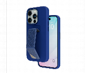 Levelo Morphix Leather Grip Case For Iphone 15 Pro Deep Blue  - Similar Product Imag - ID 7150900