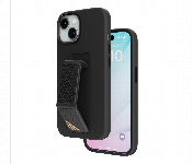 Levelo Morphix Silicone Case With Leather Grip For Iphone 15 Black  - Similar Product Imag - ID 7150904