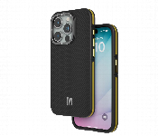 Levelo Ox Carbon Case For Iphone 15 Pro Yellow  - Similar Product Imag - ID 7150971