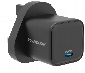 Powerology 35W Single Port Type C Gan Charger With Uk Plug Black  - Similar Product Imag - ID 7151174