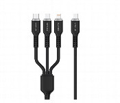 Green Lion 3In1 Usb C To Usb C X2 And Lightning Silicone Cable 60W 1.2M  - Similar Product Imag - ID 7151200