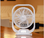 Geepas Gf21189 12 Inch Rechargeable Table Fan With Powerful Motor And Led Night Light  - Similar Product Imag - ID 7151274