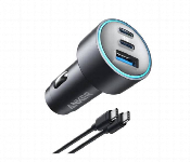 Anker 535 Triple Port Car Charger With C To C Cable  - Similar Product Imag - ID 7151316
