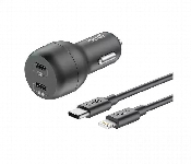 Budi Car Charger 40W 2Pd With Usb C To Lightning Cable  - Similar Product Imag - ID 7151451