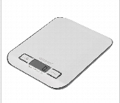 Geepas Gks46526Uk Kitchen Scale With Digital Display With 5Kg Maximum Weight  - Similar Product Imag - ID 7151549