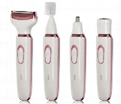 4 In 1 Hair Removal Kit Rechargeable Trimmer For Women Face Body Bikini Shaver Nose Hair Remover Smooth Skin  - Similar Product Imag - ID 7151924