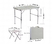 Portable Folding Table With Chairs   Fldgtbl  - Similar Product Imag - ID 7152002
