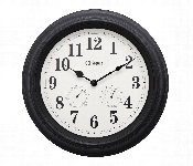 Clikon Ck1127 15.8 Inch Wall Clock With Temperature And Humidity Display  - Similar Product Imag - ID 7152067