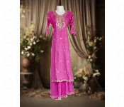 Cotton Suit Mix Kurta - Baby Pink  - Similar Product Imag - ID 7152119