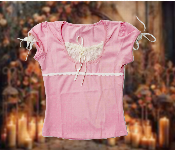 Crop Tee Best Quality New Model Babe Pink Colour  - Similar Product Imag - ID 7152182