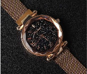 Luxury Quartz Starry Sky Dial Ladies Wrist Watches Magnetic  - Similar Product Imag - ID 7152765