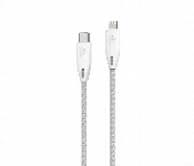Powerology Braided Usb C To Lightning Cable White  - Similar Product Imag - ID 7152783