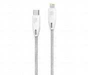 Powerology Braided Usb C To Lightning Cable 1.2M Or4Ft White  - Similar Product Imag - ID 7152814