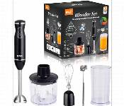 Raf 4 In 1 Hand Blender Set 400W Stainless Steel Chopper Mixer Smoothie Maker And Milk Frother  - Similar Product Imag - ID 7152882