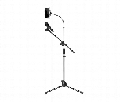 Adjustable Microphone Stand With Phone Holder  360Degree Rotating  - Similar Product Imag - ID 7153019