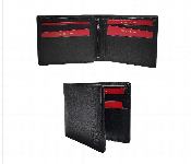 Damda Double Fold Leather Wallet  Black  - Similar Product Imag - ID 7153149