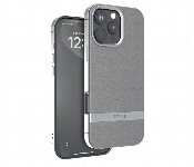 Levelo Pelle Leather Case For Iphone 16 Pro  Gray Lvlplc16Pgy  - Similar Product Imag - ID 7153439