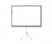 Projector Screen With Sturdy Tripod Stand 100 Inch  - Similar Product Imag - ID 7153457