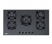 Sanford Sf5458Gh Bs 5 Burner Glass Gas Hob With Auto Ignition And Blue Flame  - Similar Product Imag - ID 7153580