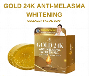 Precious Skin Gold 24K Anti Melasma Whitening Collagen Facial Soap 50G  - Similar Product Imag - ID 7153690