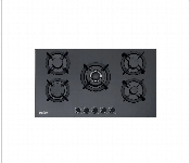 Sanford Sf5457Gh Bs Fsd Glass Top Basel 5 Burner Gas Hob With Fsd Safety Device  - Similar Product Imag - ID 7154156