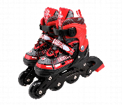 Red Skating Shoe Set M Size Complete Roller Skates Set For Kids  - Similar Product Imag - ID 7154298
