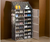 Shoe Rack With 2 Column 9 Layer  And 8 Doors  - Similar Product Imag - ID 7154609