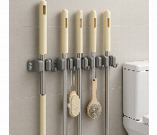 Wall Mounted Mop And Broom Holder With Anti Slip Rollers  - Similar Product Imag - ID 7154643