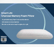 Smart Life Charcoal Memory Foam Pillow With Cooling Ventilated Design  - Similar Product Imag - ID 7154698