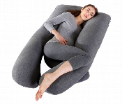 U Shaped Pregnancy Pillow For Full Body And Back Support  - Similar Product Imag - ID 7154717